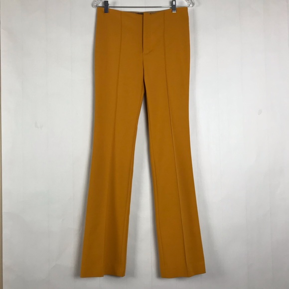 Zara Pants - Zara Woman Mid-Rise Straight Leg Trousers.